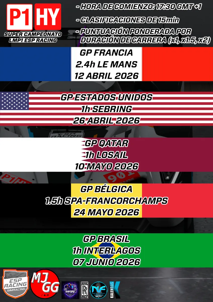 Car Info Campeonato Actual